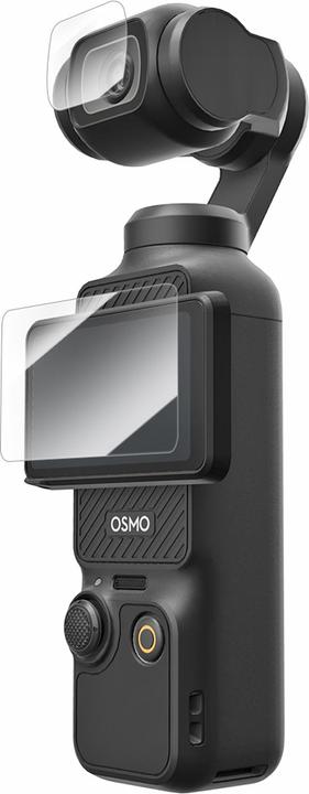 Image du produit Telesin Film de verre trempé pour Osmo Pocket 3( film de lentille 2pcs,film de protection d'écran 2pcs) (DJI Osmo Pocket 3)