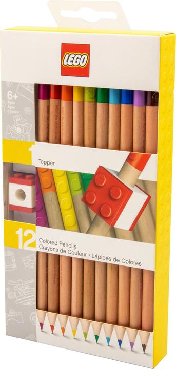 Actual product image Euromic LEGO Stationery 12 Color Pencils (Multicoloured, 12 x)