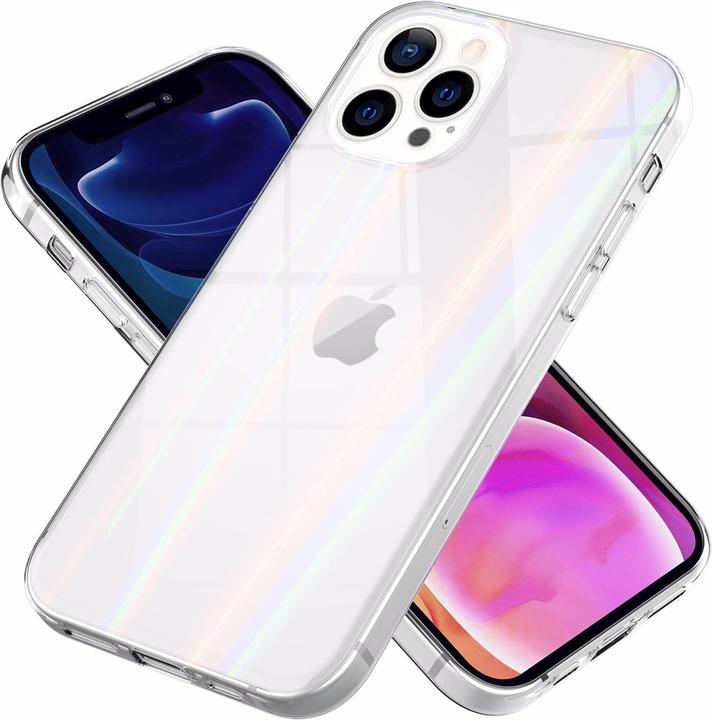 Immagine prodotto Nalia Copertura in vetro trasparente temperato effetto arcobaleno (Apple iPhone 13 Pro Max)