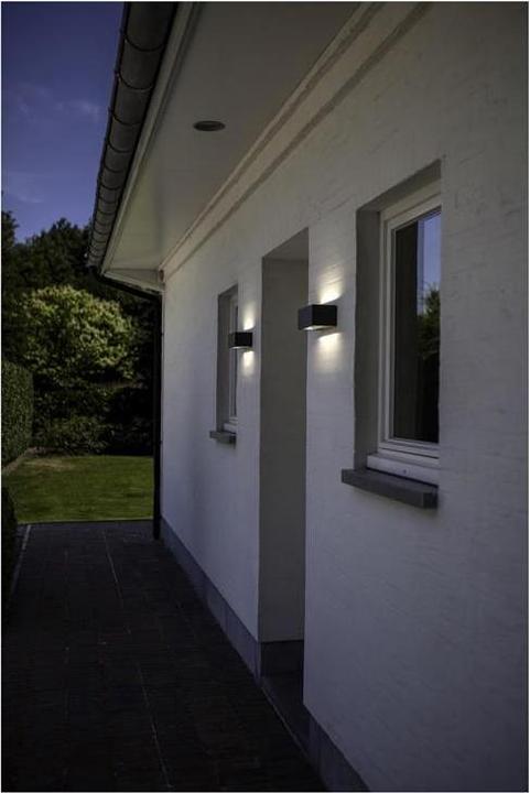 Actual product image ECO-Light LED outdoor wall lamp Gemini (480 lm, IP54)