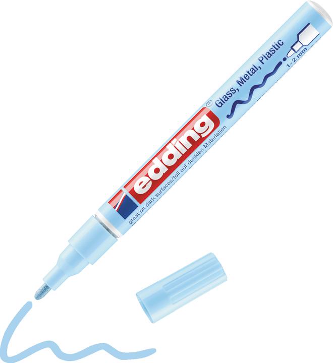 Produktbild Edding 751 - Lackmarker (Blau, 1 mm, 10 x)