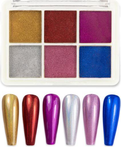 Produktbild Nagellack24 Powder Mirror Effect Holo Case (Nagelverzierung)