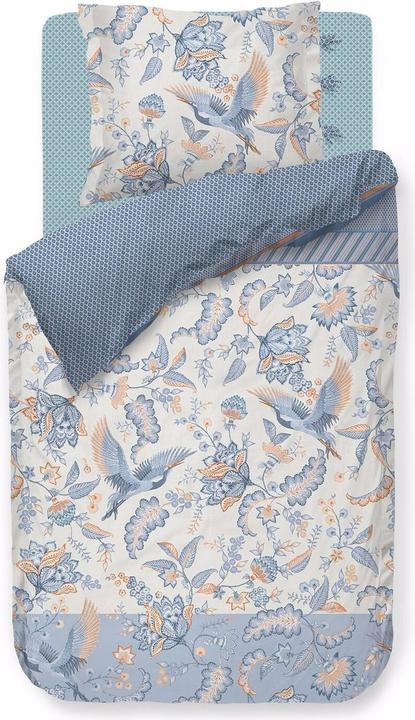 Produktbild PIP Studio Bettwäsche Royal Birds blue (Bettwäsche Set, 135 x 200 cm, 80 x 80 cm)