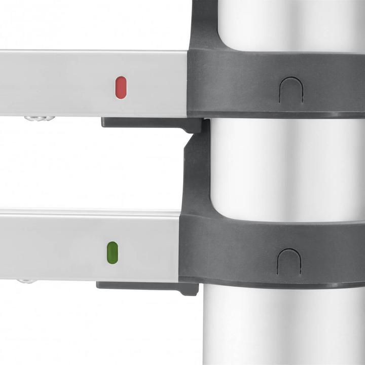 Productafbeelding Hailo FlexLine, aluminium veiligheidstelescopische ladder, 9 sporten (Enkele ladder, 264 cm)