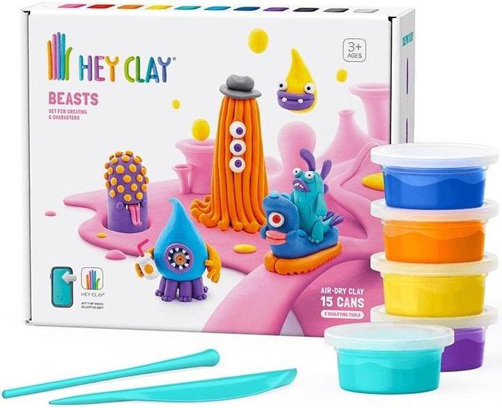 Productafbeelding Hey Clay Beasts plastic pulp 15 blikken 15021CEE