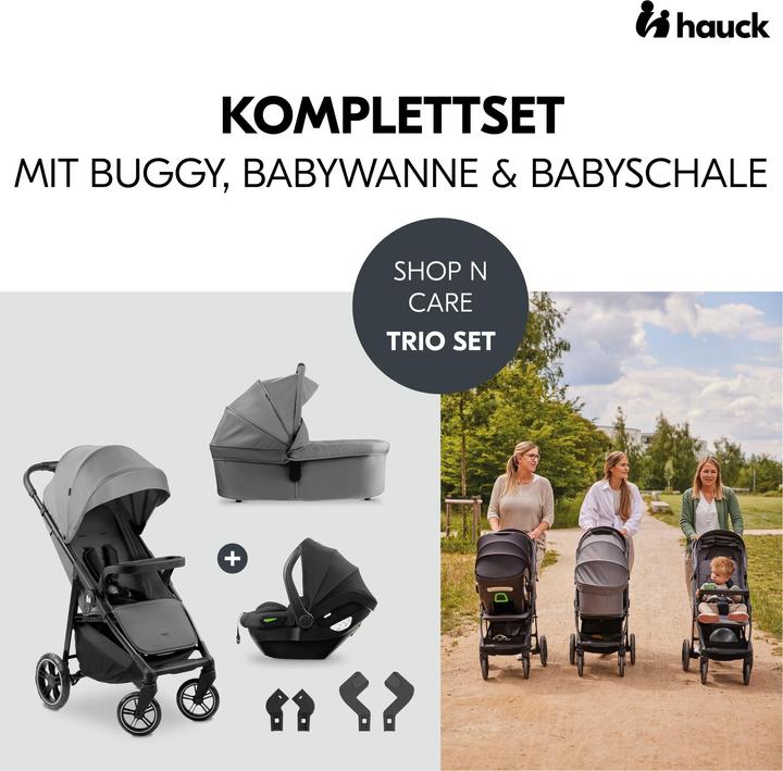 Actual product image Hauck Shop N Care Trio Set Grey