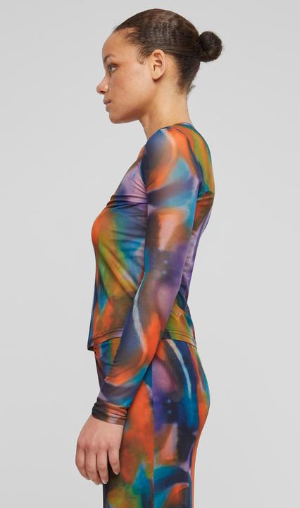 Image du produit Urban Classics Ladies AOP Mesh Longsleeve - 138403 (S)