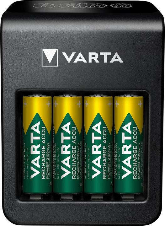 Produktbild Varta LCD Plug Charger+ (1 Stk., AA, 2100 mAh, Ladegerät inkl. Akku)