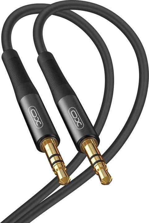 Actual product image xO Audio Cable mini jack 3,5mm AUX, 2m (Black) (2 m)