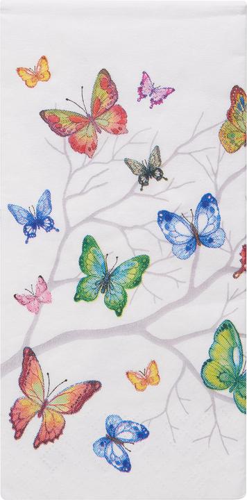 Produktbild Ambiente Papiertaschentücher "Bunte Schmetterlinge" (10 x)
