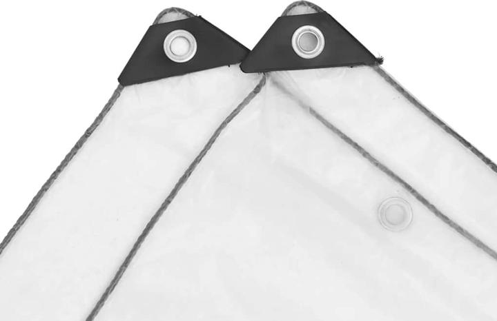 Produktbild VidaXL Transparente Plane mit Ösen 3x4 m Polyethylen durchsichtige Plane (300 x 400 cm)