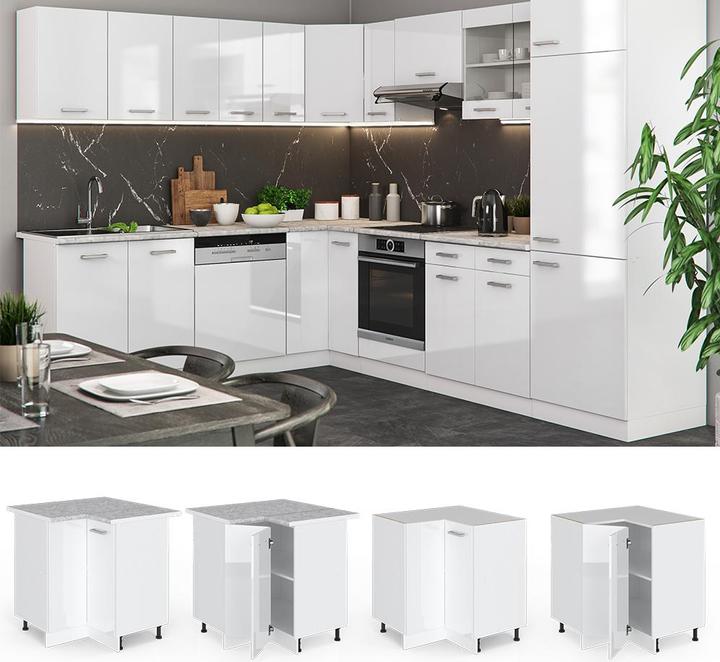 Actual product image Vicco Eckunterschrank R-Line (75.5 x 60 x 81.5 cm)