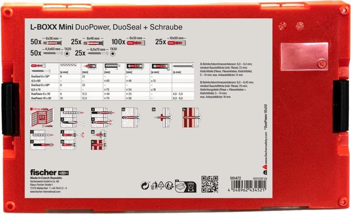 Produktbild Fischer FIXtainer (275 Stk.)