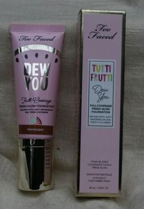 Actual product image Too Faced Tutti Frutti Tau You Full Coverage Fresh Glow Foundation Mahogany (mahogany)