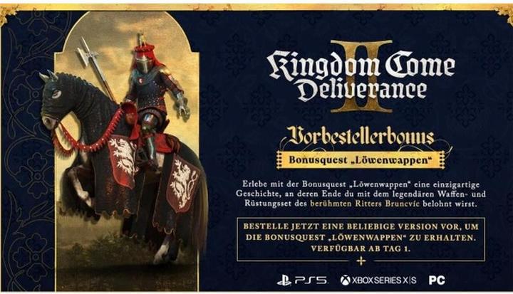 Actual product image Deep Silver Kingdom Come: Deliverance 2 Day One Edition (PS5, DE)