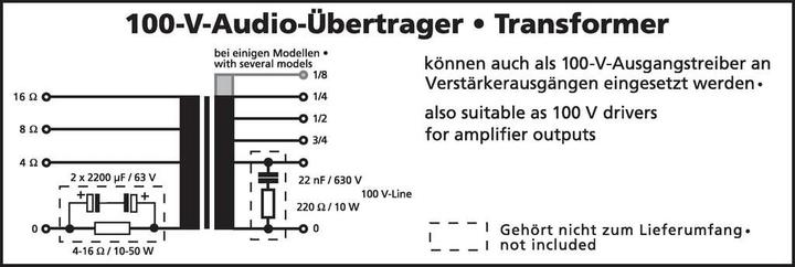 Produktbild Monacor AudioTransformator (1 Stk.)