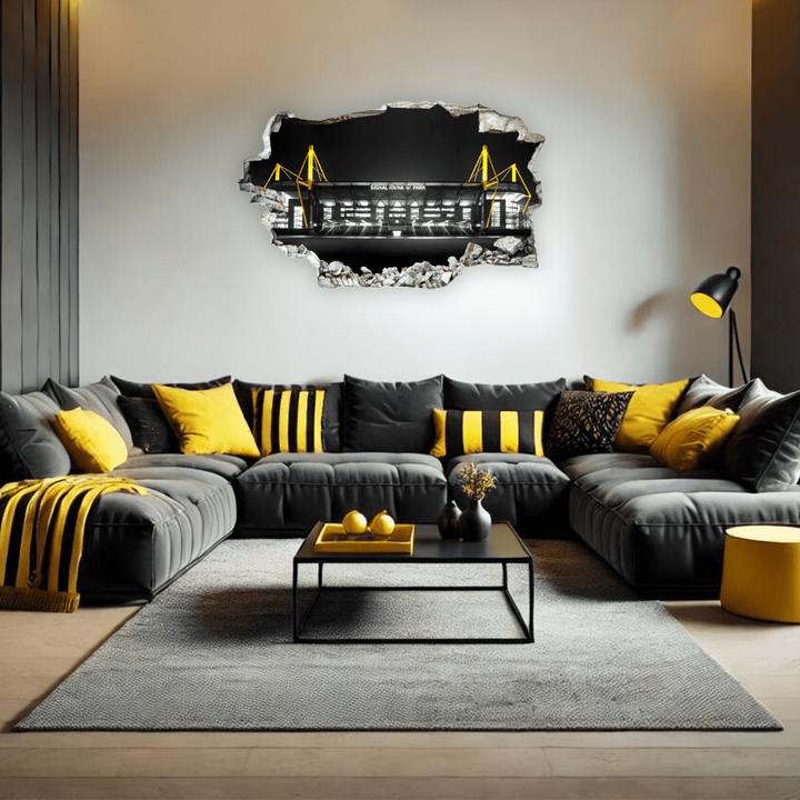 Produktbild Borussia Dortmund 3D BVB Signal Iduna Park bei Nacht (100 x 61 cm)