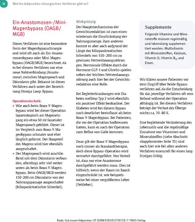 Produktbild Gut essen Adipositas-OP (Deutsch, Heike Raab, 2025)