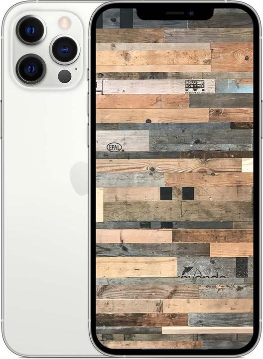 Produktbild Revendo iPhone 12 Pro Max (512 GB, Silver, 6.70", 12 Mpx, SIM + eSIM, B / Sehr gut)