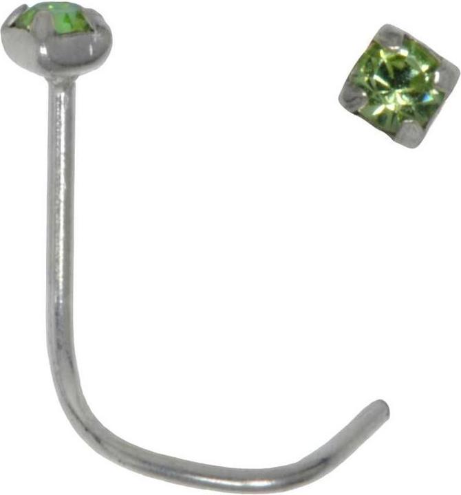Bijouteria Nasenpiercing (Kristall, Silber 925)