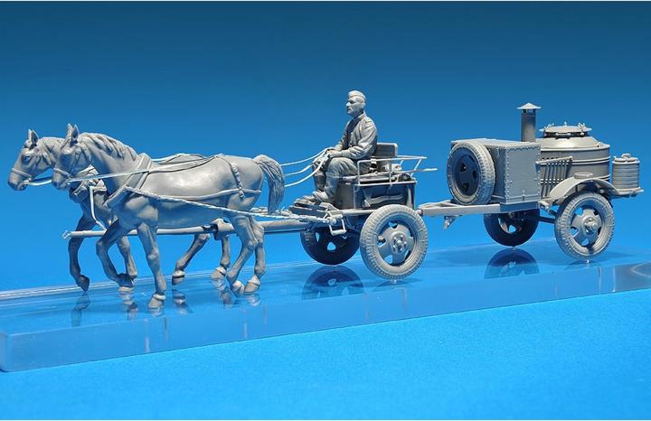Actual product image Mini art Field kitchen as a horse-drawn vehicle