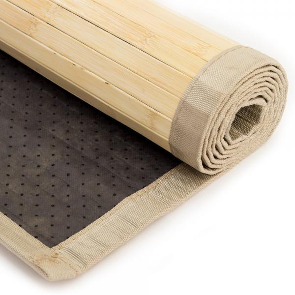 Produktbild Greendeco Bambusmatte Bambusteppich Teppich Bambus 80 x 240 natur (80 x 240 cm)