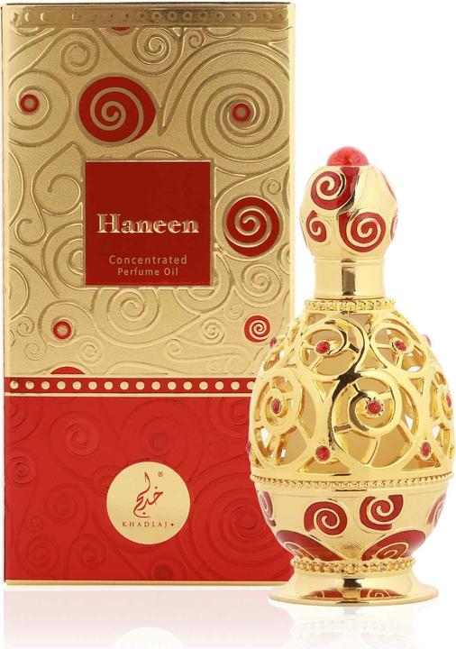 Actual product image Khadlaj Haneen Gold - koncentrovanï¿½ parfï¿½movanï¿½ olej bez alkoholu - Volume: 20 ml (Extrait De Parfum, 20 ml)