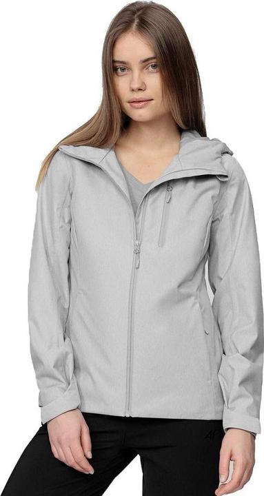 4F Damen Jacke cool hellgrau meliert H4L21 KUD002 27M (XS)