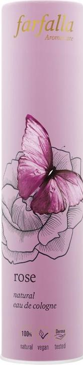 Actual product image Farfalla Fragrance - Rose Natural Eau de Cologne (Eau de cologne, 50 ml)