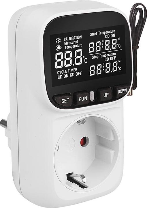 Immagine prodotto Offgridtec Termoregolatore per prese di corrente con display digitale e sensore esterno