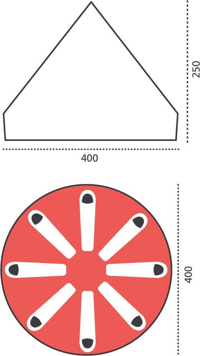 Produktbild Grand Canyon Indiana 8 (Kuppelzelt, 9.35 kg, 8 Personen)