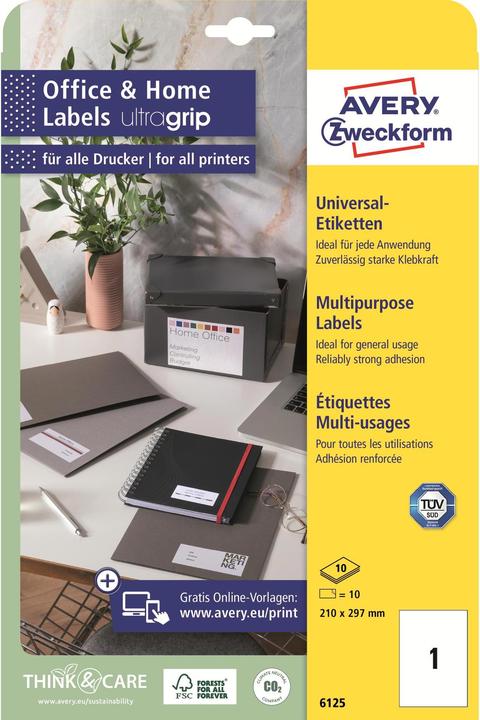 Actual product image Avery Labels, Home Office, Kleinpackung