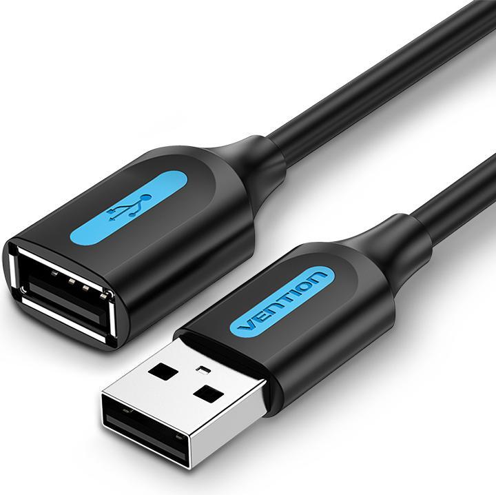 Immagine prodotto Vention Cavo di prolunga USB 2.0 maschio-femmina CBIBJ 5m Nero PVC (5 m, USB 2.0)
