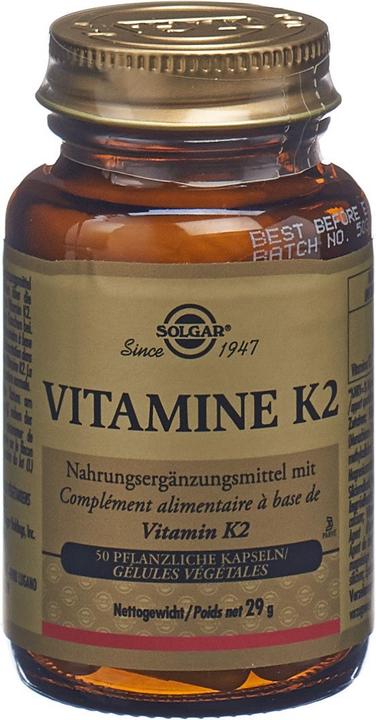 Produktbild Solgar Vitamine K2 Kaps (1 Stück, Kapseln, 159 g)