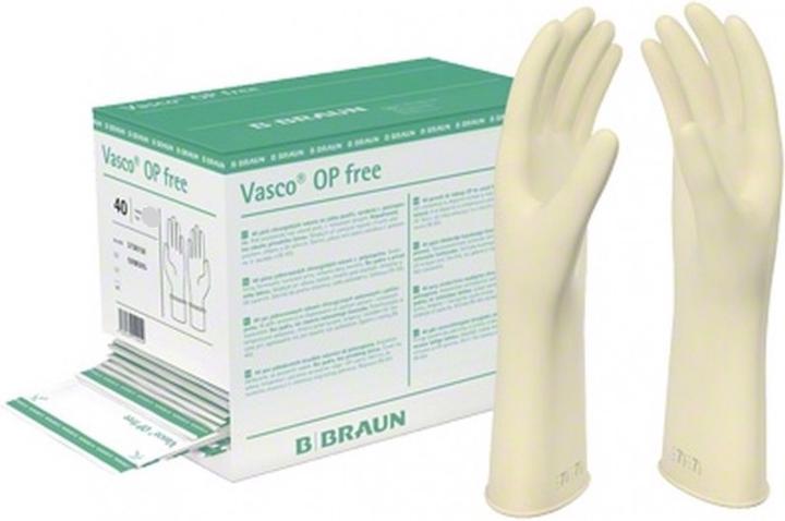 Produktbild B.Braun OP Free Handschuh Latexfrei Grösse 8 (40 Paar) (8)