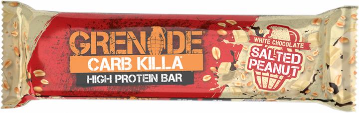 Produktbild Grenade Carb Killa White Chocolate Salted Peanut Proteinriegel (12x60g) (Weisse Schokolade, Erdnuss, 1 Stk., 800 g)