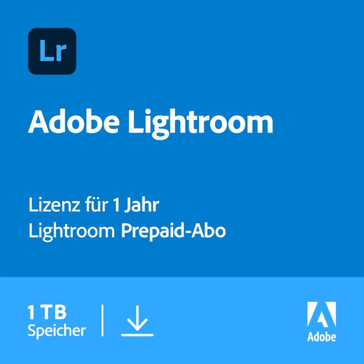 Adobe Lightroom (1 User, 1 Devices/Users, 12 months)