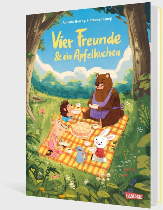Produktbild Vier Freunde und ein Apfelkuchen (Deutsch, Annette Herzog, Stephan Lomp, 2025)