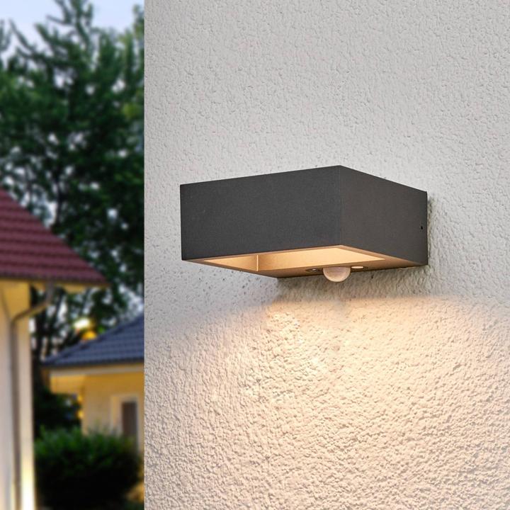 Produktbild Lucande Mahra Aussen Wandleuchte IP54 Graphite (IP54)