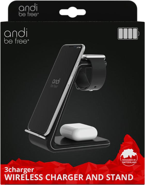 Image du produit Andi be free Chargeur sans fil 3 en 1