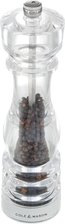 Produktbild Cole & Mason Cole&Mason Salz- und Pfeffermühle London 22 cm, Transparent (Pfeffer, Salz)