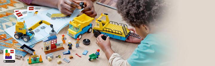 Produktbild LEGO Baufahrzeuge und Kran mit Abrissbirne (60391, LEGO City)