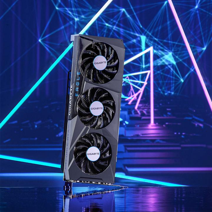 Actual product image Gigabyte GeForce RTX 3070 Eagle OC 8G LHR (8 GB)