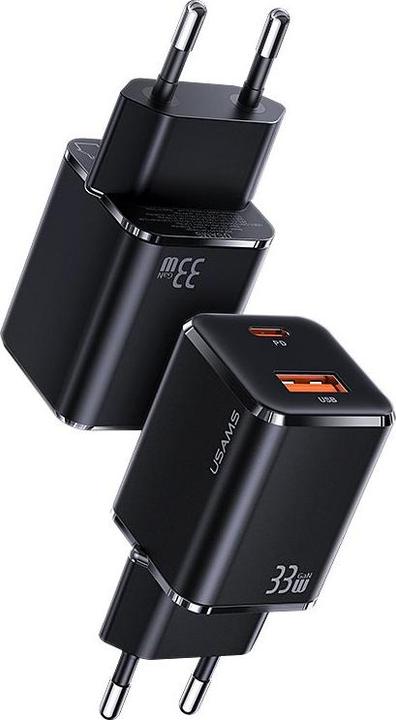 Productafbeelding Usams 33W Dubbele Poorten GaN Mini Snelle Lader (33 W)