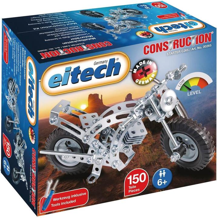 Produktbild Eitech C265 Metallbaukasten - Motorrad II, Multicolor