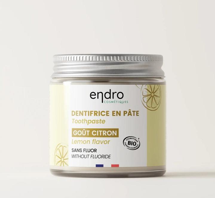 Nährwerte und Zutaten Endro Zahnpasta natürlich Zitrone Paste (100 ml)