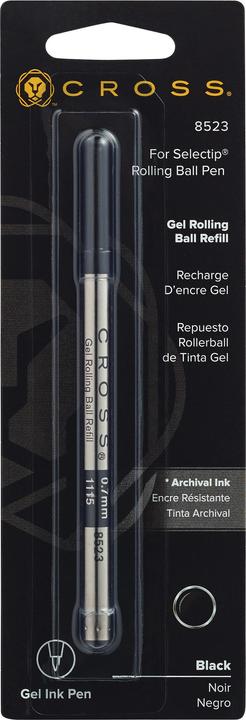 Actual product image Cross Replacement cartridges scooter (Refill, Black, 0.70 mm)