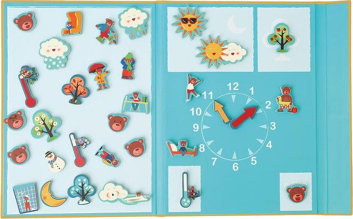 Actual product image Scratch Magnet Game Daily Schedule (German)