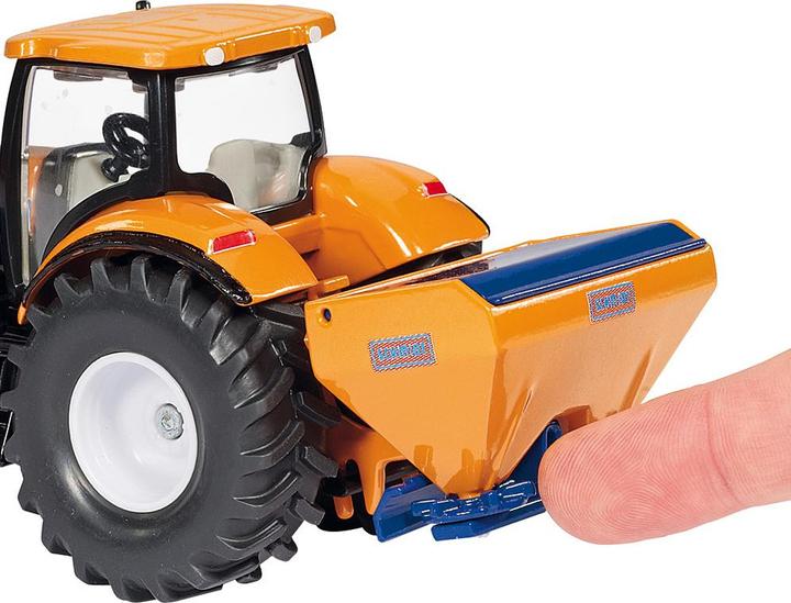 Actual product image Siku Tractor with clearing blade and spreader