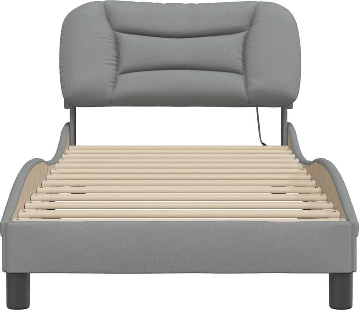Image du produit VidaXL Cadre de lit avec tissu LED (100 x 200 cm)